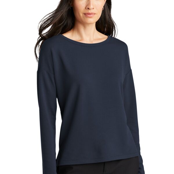 Mercer+Mettle Women's Stretch Drop Shoulder Pullover MM3013 Women's Stretch Drop Shoulder Pullover Thumbnail