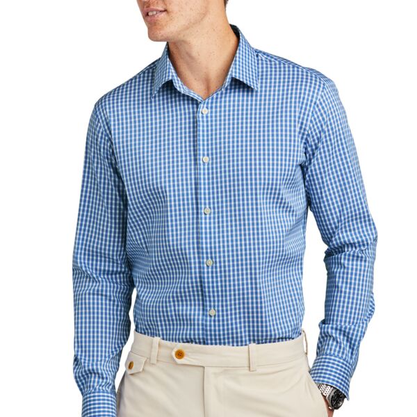 Brooks Brothers Tech Stretch Patterned Shirt BB18006 Tech Stretch Patterned Shirt Thumbnail