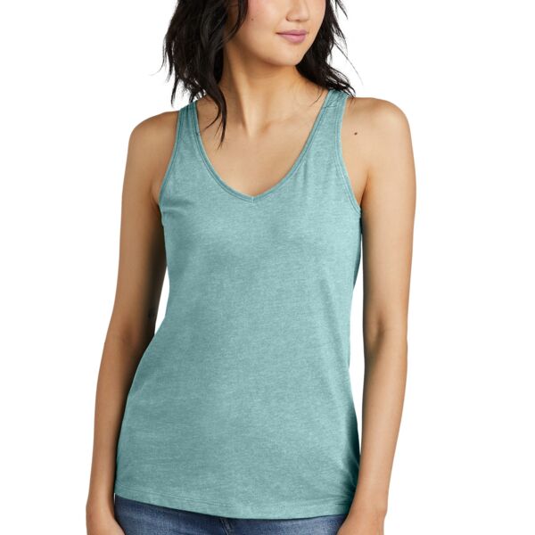 District Women's Perfect Blend ® CVC V Neck Tank DT154 Women's Perfect Blend ® CVC V Neck Tank Thumbnail
