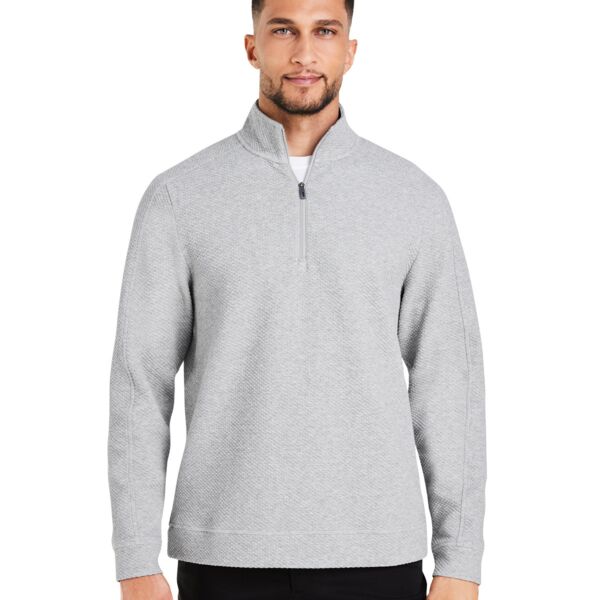 North End Men's Spirit Textured Quarter-Zip NE725 Men's Spirit Textured Quarter-Zip Thumbnail