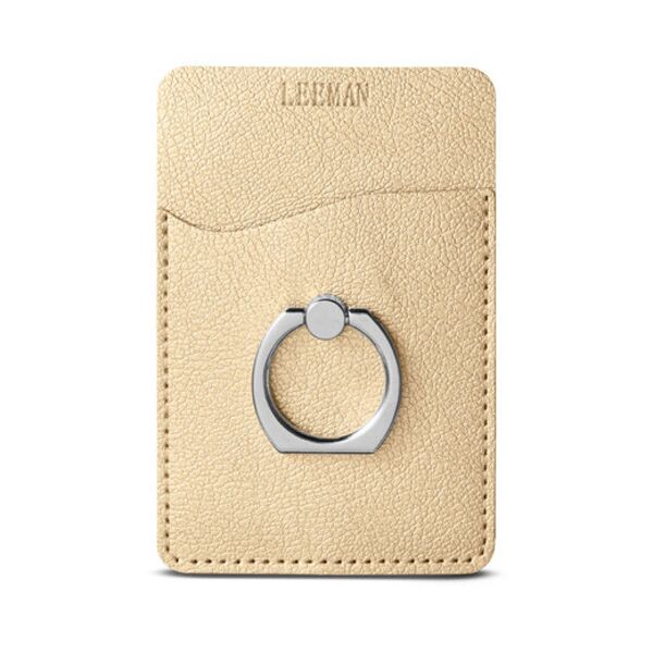Leeman Shimmer Card Holder With Metal Ring Phone Stand LG257 Shimmer Card Holder With Metal Ring Phone Stand Thumbnail