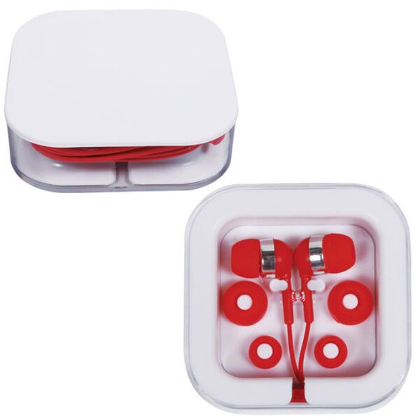 Prime Line Earbuds In Square Case IT103 Earbuds In Square Case Thumbnail