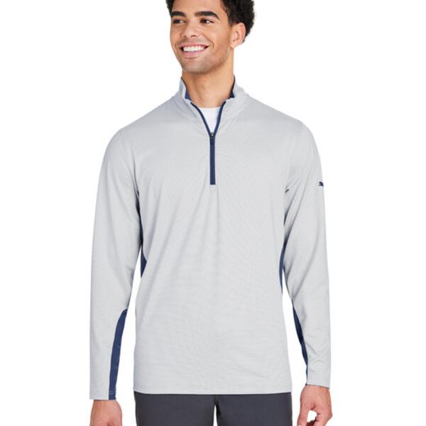 Puma Golf Men's Mesa Stripe Quarter-Zip PG410 Men's Mesa Stripe Quarter-Zip Thumbnail