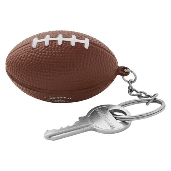 Prime Line Football Shape Stress Ball Keychain SB612 Football Shape Stress Ball Keychain Thumbnail
