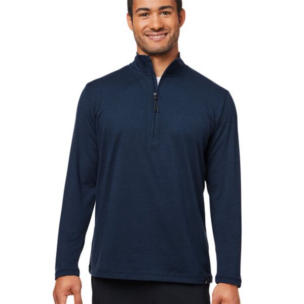 Glyder Men's Marbled Jersey Fairway Quarter-Zip MDP1772 Men's Marbled Jersey Fairway Quarter-Zip Thumbnail