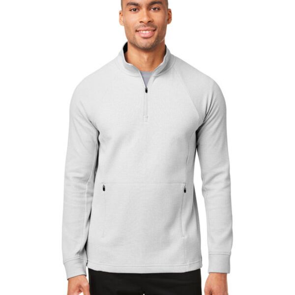 North End Men's Rhythm Waffle Pullover NE200 Men's Rhythm Waffle Pullover Thumbnail