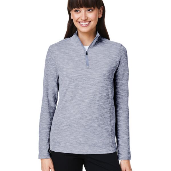 North End Ladies' Eclipse Jacquard Quarter-Zip NE415W Ladies' Eclipse Jacquard Quarter-Zip Thumbnail