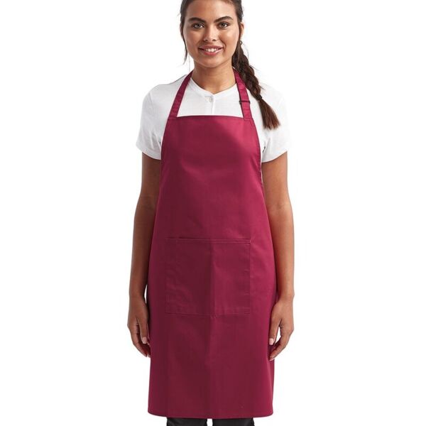 Artisan Collection by Reprime Recycled Pocket Bib Apron RP154 Recycled Pocket Bib Apron Thumbnail