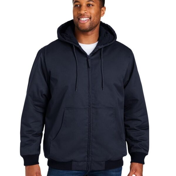 Harriton Unisex Tall ClimaBloc® Heavyweight Hooded Full-Zip Jacket M722T Unisex Tall ClimaBloc® Heavyweight Hooded Full-Zip Jacket Thumbnail