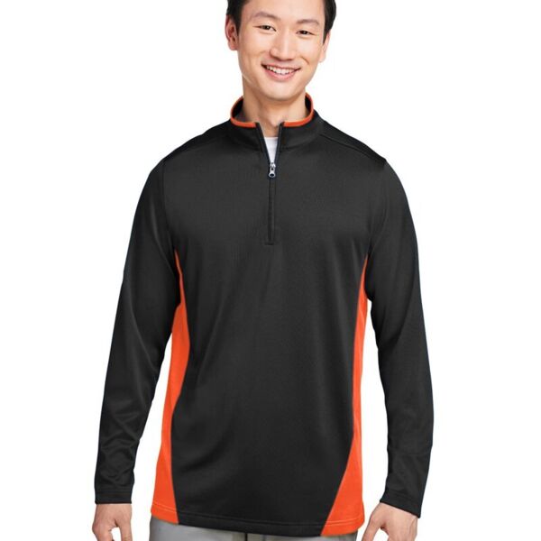 Harriton Men's Flash Snag Protection Plus IL Colorblock Quarter-Zip Pullover M786 Men's Flash Snag Protection Plus IL Colorblock Quarter-Zip Pullover Thumbnail