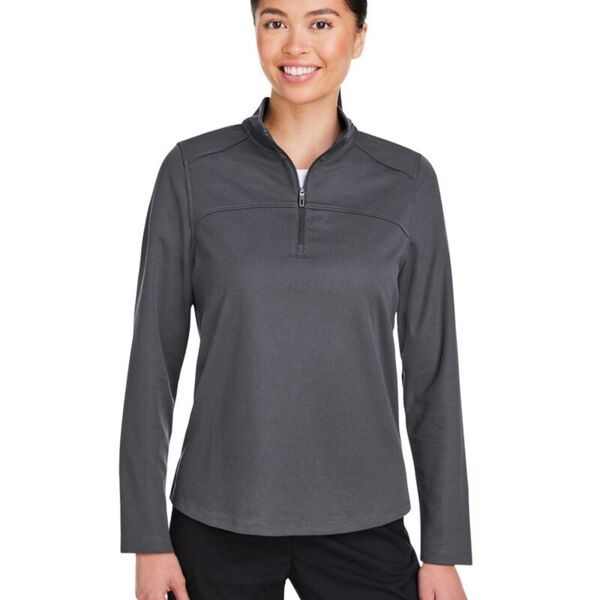 North End Women's Express Tech Performance Pique Quarter-Zip Pullover NE412W Women's Express Tech Performance Pique Quarter-Zip Pullover Thumbnail