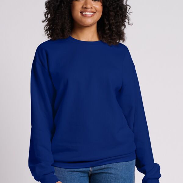 Jerzees Ultimate Unisex CVC Ring Spun Crewneck Sweatshirt IC48M Ultimate Unisex CVC Ring Spun Crewneck Sweatshirt Thumbnail