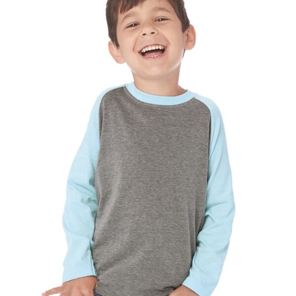 Next Level Apparel Youth CVC Three-Quarter Sleeve Raglan T-Shirt 3352 Youth CVC Three-Quarter Sleeve Raglan T-Shirt Thumbnail