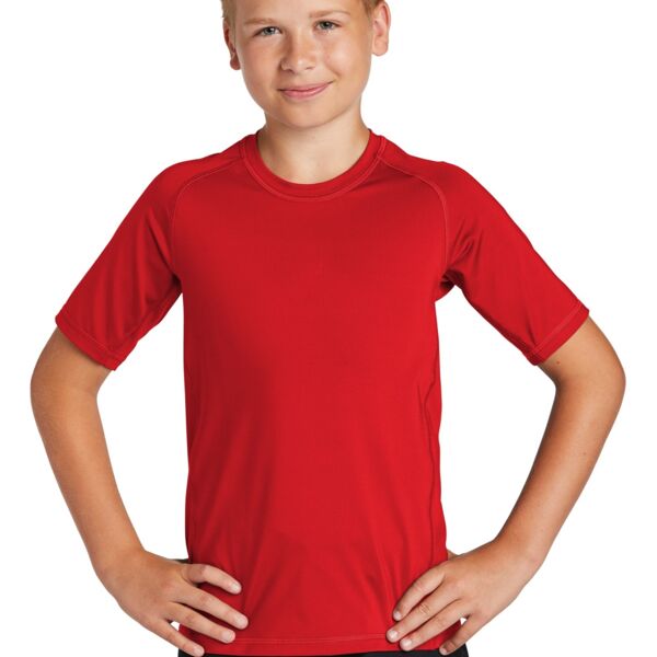 Sport Tek Youth Rashguard Tee YST470 Youth Rashguard Tee Thumbnail