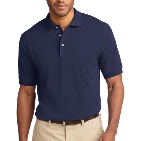 Port Authority Tall Heavyweight Cotton Pique Polo TLK420 Tall Heavyweight Cotton Pique Polo Thumbnail