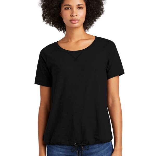 New Era Ladies Tri Blend Performance Cinch Tee LNEA133 Ladies Tri Blend Performance Cinch Tee Thumbnail