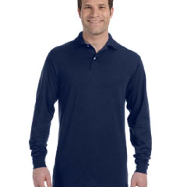 Jerzees Adult SpotShield™ Long-Sleeve Jersey Polo 437ML Adult SpotShield™ Long-Sleeve Jersey Polo Thumbnail
