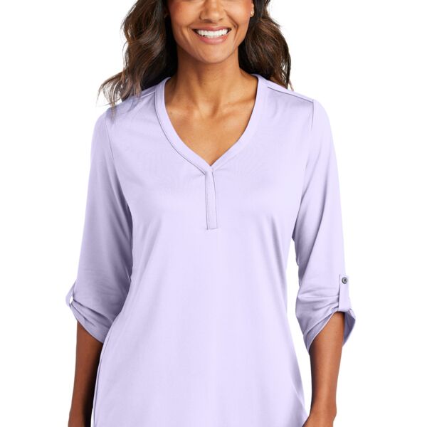Port Authority Ladies City Stretch 3/4 Sleeve Tunic LK6840 Ladies City Stretch 3/4 Sleeve Tunic Thumbnail