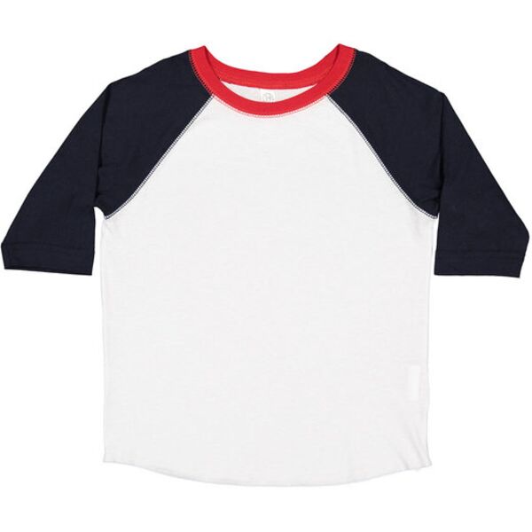 Rabbit Skins Toddler Baseball T-Shirt RS3330 Toddler Baseball T-Shirt Thumbnail