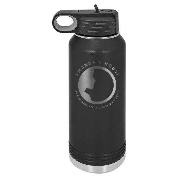32 OZ. POLAR CAMEL WATER BOTTLE WITH LASER ENGRAVED Mandolin Foundation Logo Thumbnail