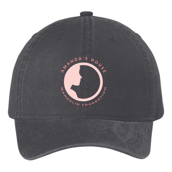 Port Authority® Beach Wash® Cap With printed Mandolin Foundation Logo Thumbnail