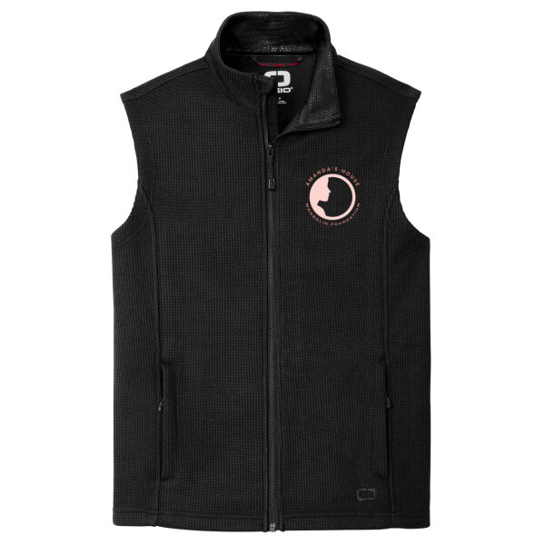 OGIO ® Grit Fleece Vest with Civic Symphony Logo Print on Left Chest Thumbnail