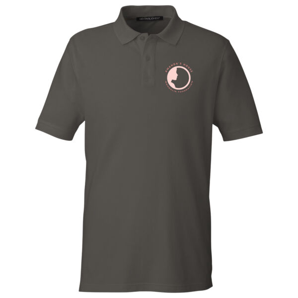 Devon & Jones New Classics® Men's Performance Polo With printed Mandolin Foundation Logo Thumbnail